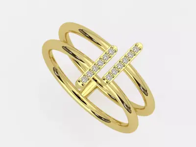 GOLDEN ENGIMA RING 3D model