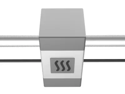 Mechanical Heating Element Mold Assembly 3D model