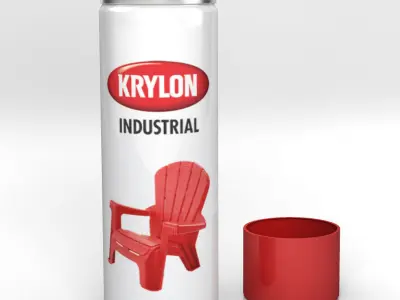 Spray paint can 3D model purchase