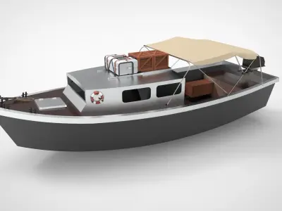 River boat  3D model