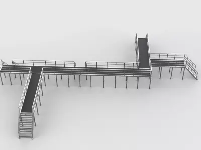 industrial access platforms 3D model