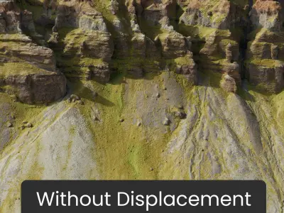  Mountain Cliffs Module- 3D PBR Model 