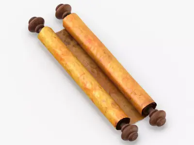 Scroll Closed 01 3D model