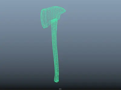 Firefighter axe Free 3D model