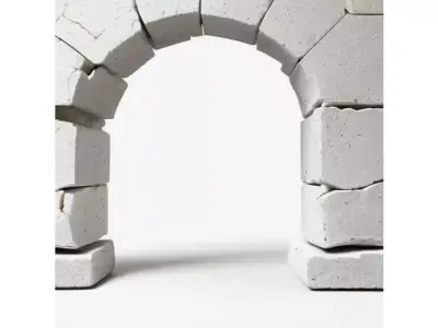 Broken Stone Archway for 3D print 3D model