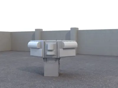 SLQ-32 Radar 3D model