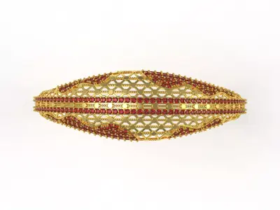 Art Deco Bracelet 46 3D print model