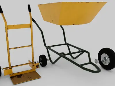 Basics Cleaning Tools  Low-poly 3D model