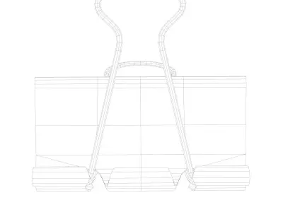 3D model Clip binder 3D model