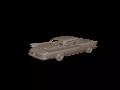 newport hardtop sedan 4 doors 1961 3D print model