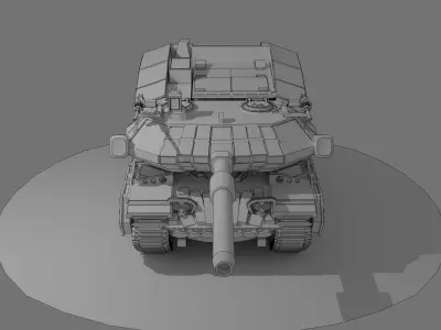 Pereh IDF Tank Closed Version 3D print model