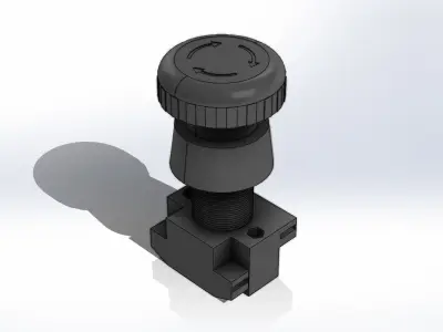 Botao de Emergencia Emergency Button 3D model