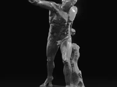 Steel Borghese Gladiator Free 3D model