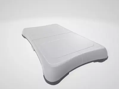 Wii Balance Board Wii Fit 2ND Low-poly 3D model