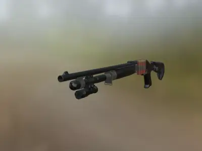 Benelli M4 Super 90 3D model