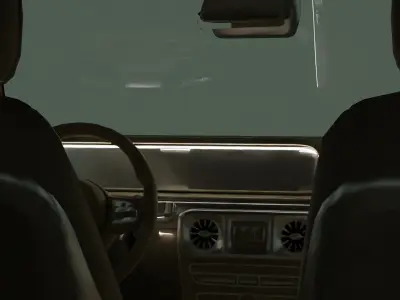 mercedes Free low-poly 3D model