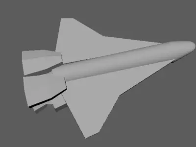 spacecraft 3D model