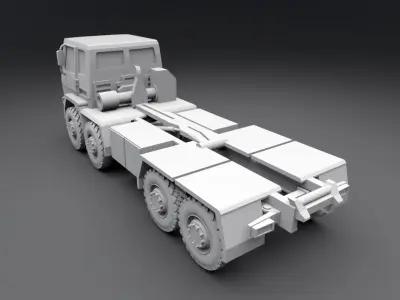 DAF DROPS Truck Scale Model 3D print model
