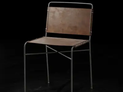 Moore Chair Low-poly 3D model