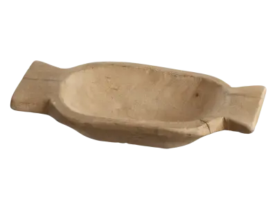  Rustic Wooden Bowl Model 