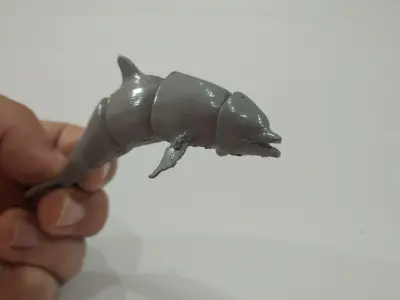 Articulated Dolphin 3D print model