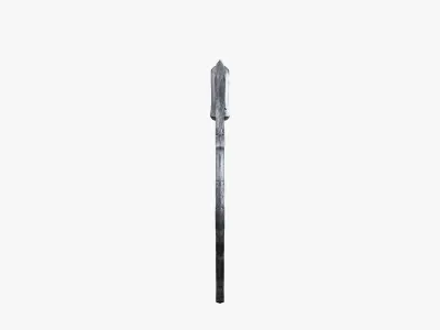 Lowpoly Weapon Scythe Level 2 - Game Ready - Textured PBR Low-poly 3D model