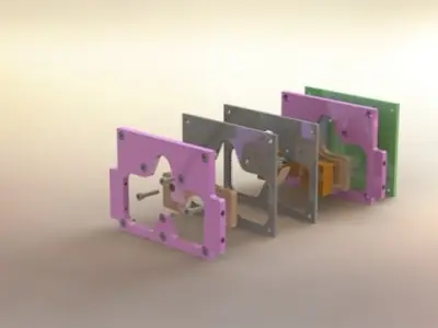 Toothed jig asm Free 3D model