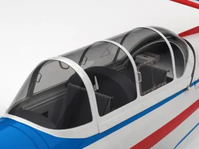 Zlin 526 F 3D model