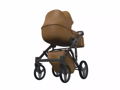 Baby stroller 04 3D model