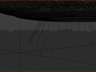 City Attacked By Aliens Scene Blender Free low-poly 3D model