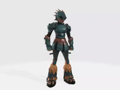 How to Train Your Dragon Astrid Pose Armor 02 3D print model