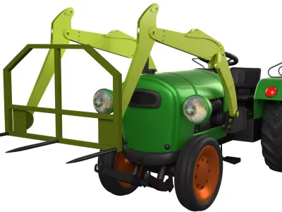 Tractor Hay Mower  3D model