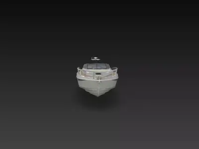 Luxury Modern Speed Boat Yacht 3D Print STL 3D print model