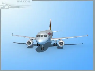 Falcon3D A319 Germanwings 3D model