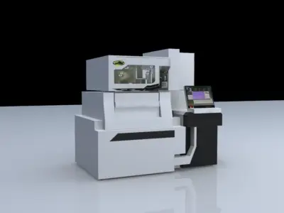 numerical control machining 3D model