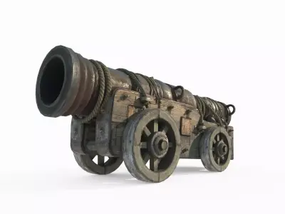 Ancient weapons and artillery 3D model