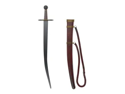 Paramerion Sword Low-poly 3D model