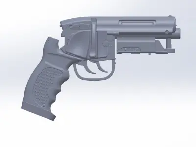 Blade Runner Deckard Blaster Basic Model 3D model