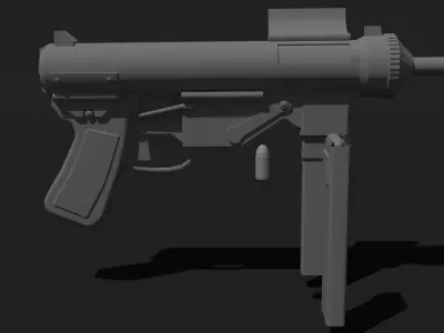 M3 Grease Gun Free 3D model