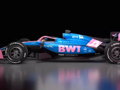 2026 BWT Alpine F1 plus Photoshop files 3D model