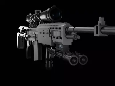 M 14 ebr Low-poly 3D model