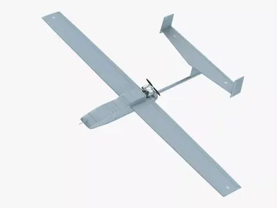 Granat 4 Tactical Reconnaissance UAV 3D model