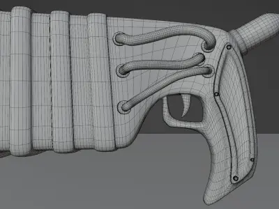 Plasma Pistol 3D model