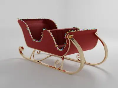 Santa Slides 3D model