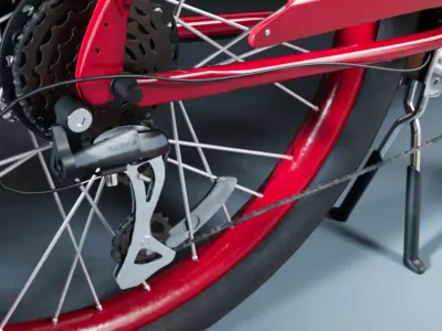 Tandem E-Bike 3D model