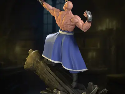 Fullmetal Alchemist Major Armstrong 3D print model