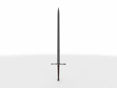 sword longsword 02  3D model