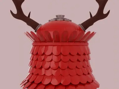 Samurai Helmet  3D model