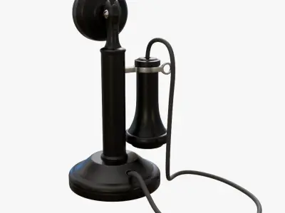 Old Antique Telephone 3D model