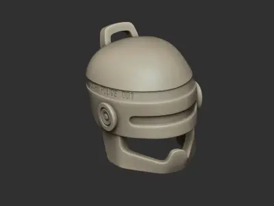 Robocop Helmet - Keychain - Pendant 3D print model